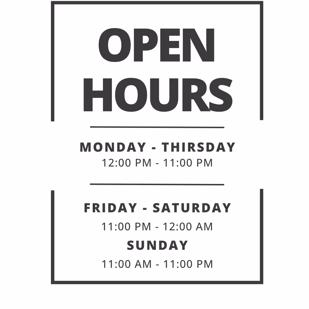 ⏰ New Hours Alert!
We’re adjusting our opening hours — now starting a little later, but still here for all your churro & coffee cravings. 💛

🕒 Updated Hours:
Mon–Thu: 12 PM – 11 PM
Fri-Sat: 11 AM – 12 AM
Sun: 11 AM – 11 PM

Thanks for your understanding, and we can’t wait to see you during our new hours! ✨