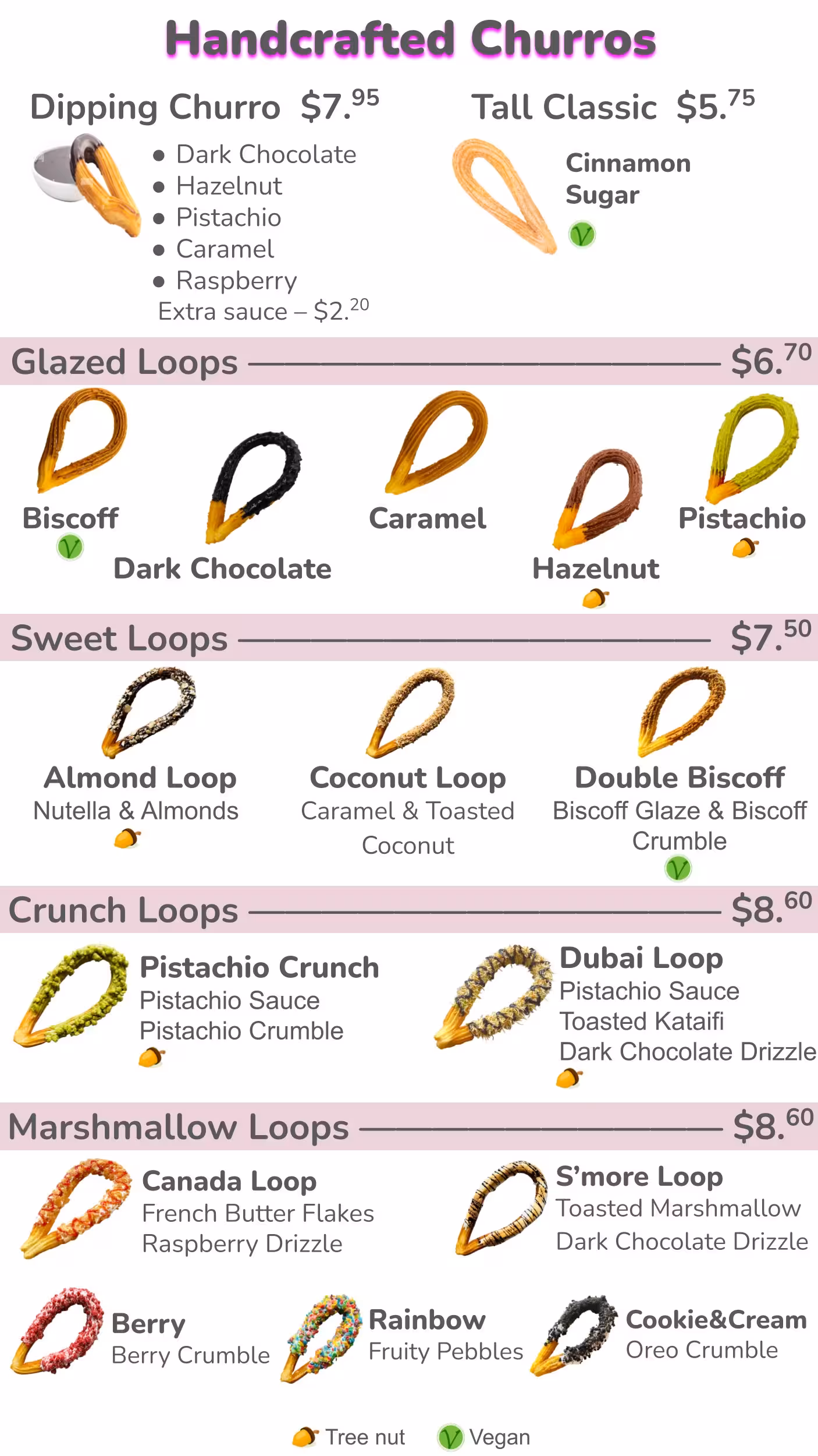 Sweet Loop menu 3