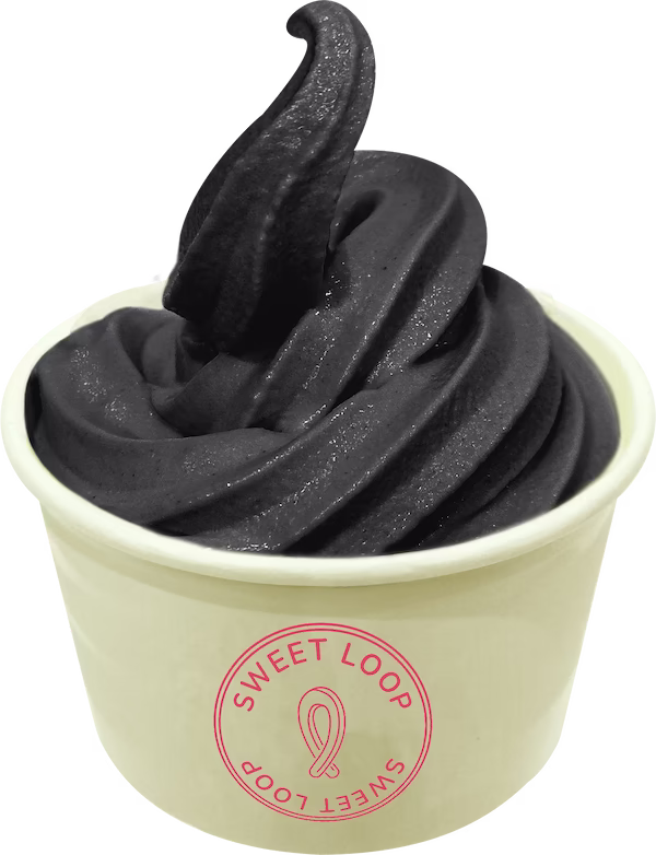 Charcoal Coconut Ice Cream